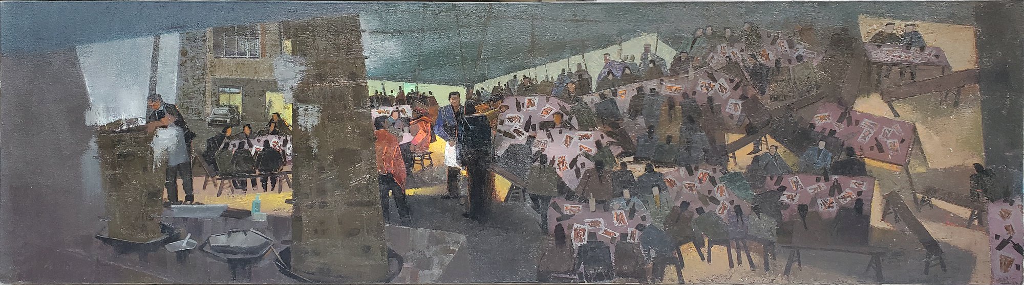 《坝坝宴之六》50x155cm2021年.jpg